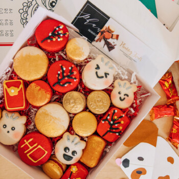 Boxed Macarons<br>
Phanncy Treats<br>
$25 Boxed Macaroon