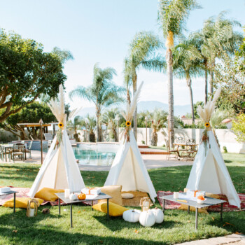 Teepee Scene<br>Sparked Moments<br>$125 Tipi Scene